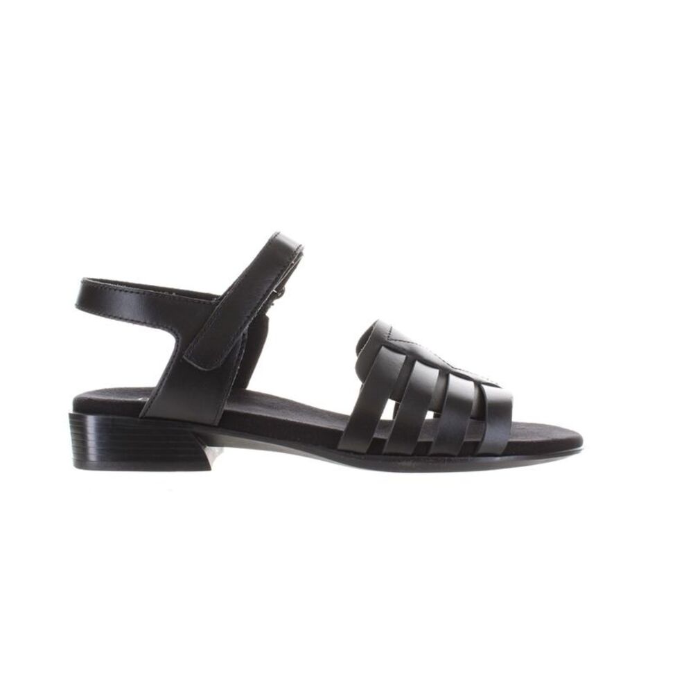Munro Womens Haven Black Ankle Strap Sandals Size 7.5 Medium (B, M)